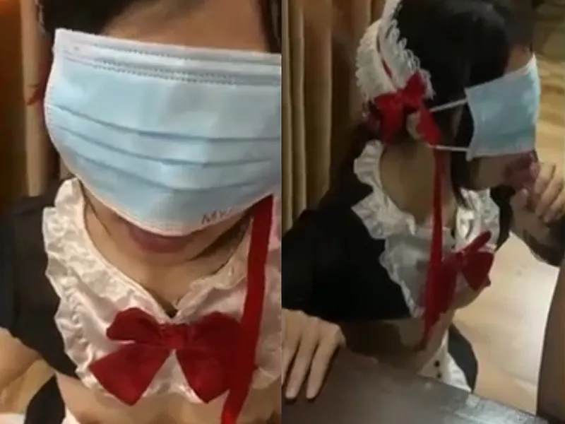 Con ghệ việt dâm cosplay nô lệ mút bú con chuối điêu luyện